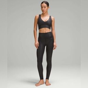 B-Lululemon Align Ribbed V-Neck Bra *Light Support, C/D Cup Shine